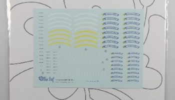 MICHELIN 20's Tire markings 1/12 Decals - Blue Stuff