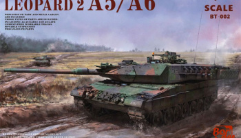 German Main Battle Tank Leopard 2 A5/A6 1:35 - Border Model