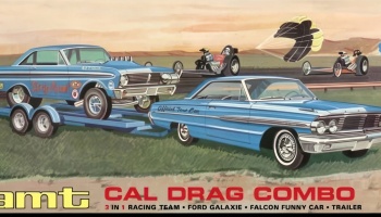 Cal Drag Combo 3 in 1 Racing Team 1:25 - AMT
