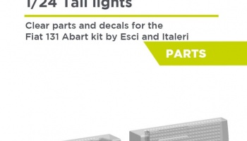 Tail lights for Fiat 131 Abarth - Decalcas