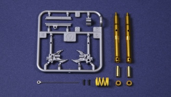 YAMAHA YZR-M1'05 FRONT FORK SET - Tamiya