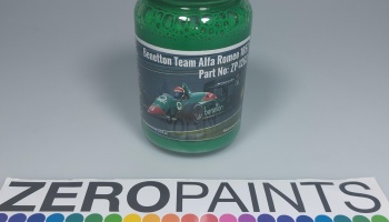 Benetton Team Alfa Romeo 185T Green (United Colors of Benetton Green) Paint 60 ml - Zero Paints