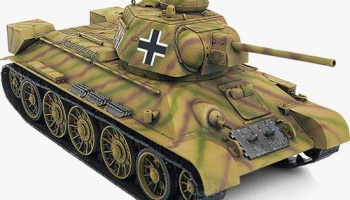 Model Kit tank 13502 - German T-34/76 747(r) (1:35) - Academy