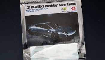 LB-Works Murcielago Silver Painting For  HD03-0500  (Decal+PE) - Hobby Design