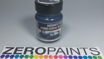 Jaguar D Type Ecurie Ecosse Blue Paint - Zero Paints