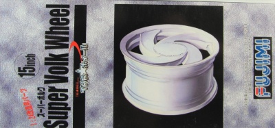 15-inch Super Volk Wheel Set w/Tires - Fujimi