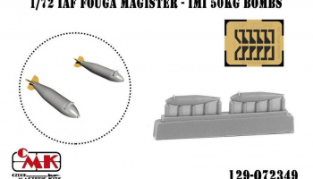 1/72 IAF Fouga Magister - IMI 50kg bombs