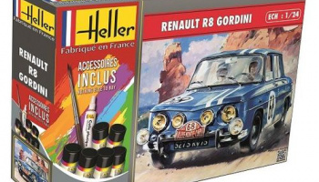 Renault R8 Gordini Model set 1/24 - Heller