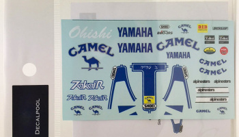 Yamaha YZR500 Camel WGP'89 K. Ohishi Rider 1/12  - Decalpool