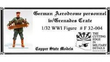 1/32 German aerodrome personnel with grenades crade