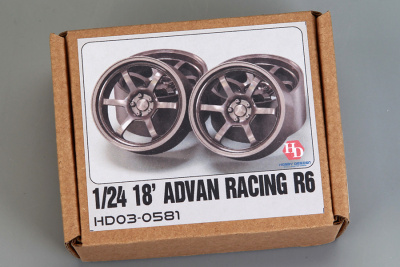 18' Advan Racing R6 Wheels 1/24 - Hobby Design