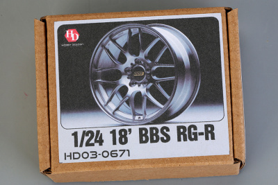 18' BBS RG-R Wheels 1/24 - Hobby Design