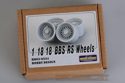 18' BBS RS Wheels 1/18 - Hobby Design