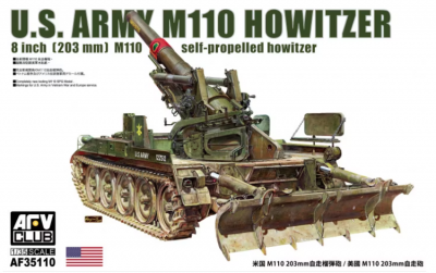 180,-Kč SLEVA (10% DISCOUNT) U.S. Army M110 howitzer 1/35 - AFV