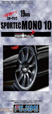 19-inch Sportec Mono 10 Wheels and Tires Set - Fujimi