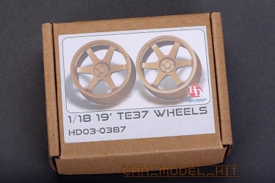 19' TE37 Wheels 1/18 - Hobby Design