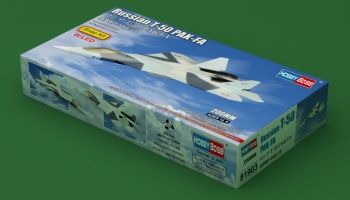 Russian T-50 PAK-FA Snap Kit W/LED - Hobby Boss