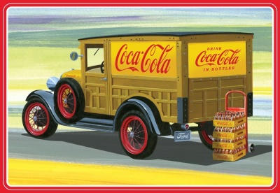 1929 Ford Woody / Pickup Coke 1/25 - AMT