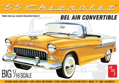 1955 CHEVY BEL AIR CONVERTIBLE 1/16 - AMT