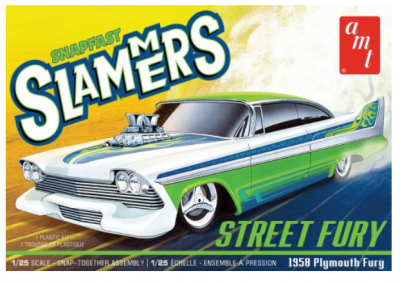 1958 Plymouth Street Fury Slammers 1:25 - AMT