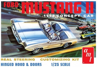 1963 Ford Mustang II Concept Car 1/25 - AMT
