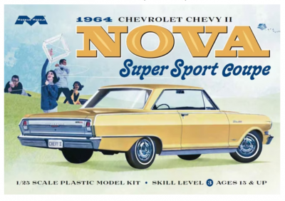 1964 Chevrolet Chevy Nova II Super Sport Coupe 1/25 - Moebius Models