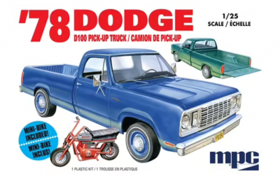 1978 Dodge D100 Custom Pick-Up Truck 1:25 - MPC