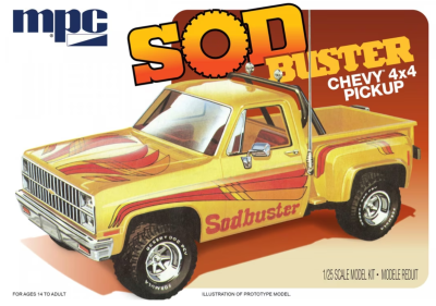 1981 CHEVY STEPSIDE PICKUP SOD BUSTER 1/25 - MPC