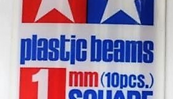 Plastic Beams Square 1mm - Tamiya