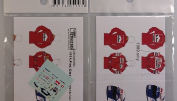 A.Prost Decal (McLaren & Ferrari) 1/43  - MSM Creation