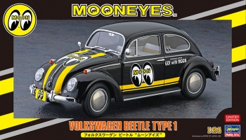 SLEVA 240,-Kč 30%  DISCOUNT - Volkswagen Beetle Moon Eyes 1/24 - Hasegawa