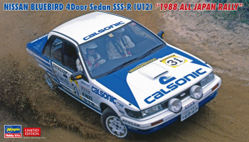 Nissan Bluebird 4Door Sedan SSS-R (U12) "1988 All Japan Rally" 1/24 - Hasegawa