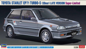 Toyota Starlet EP71 Turbo-S (3 Door) Late Version Super-Limited 1/24 - Hasegawa