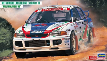 Mitsubishi Lancer GSR Evolution III "Rally Malaysia '96" 1/24 - Hasegawa