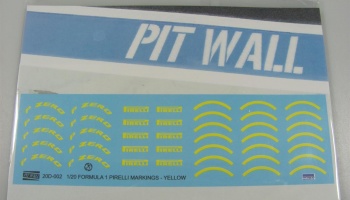 Pirelli F1 Markings Yellow - PIT WALL