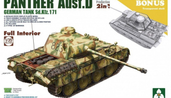 Panther Ausf. D 2in1 Mid/Early Full Interior Kit 1/35 - Takom