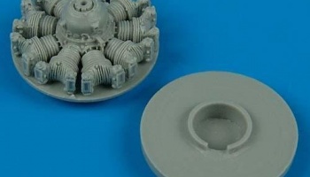 1/72 Dauntless engine