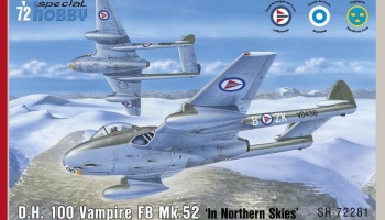 1/72 DH 100 Vampire FB Mk.52 Over Northern Sky - R