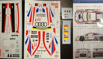 Audi R8 LMS Taisan Sard *26 Super GT300 ´16 for NuNu 1:24 - Decalpool