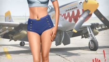 SLEVA 100,-Kč 39% DISCOUNT - Pin-up series,Kit No.5 Patty in 1:24 - MB Master Box