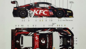 Audi R8 LMS "KFC" 2019 R8 LMS Cup 1/24 - LB Production