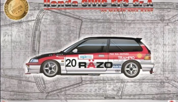 Honda Civic EF3 Gr.A 1989 Macau Guia Race 1/24 - Beemax