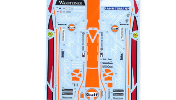 McLaren F1-GTR "Gulf" #1/#2/#3 FIA-GT 1997 (Long Tail) for FUJIMI 125794 1/24  - Tabu Design