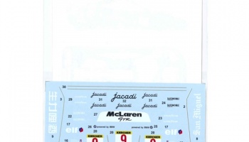 McLaren F1-GTR "San Miguel" #9 Zhuhai 3 hour 1995 (Short Tail) for FUJIMI 125732 1/24  - Tabu Design