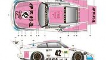 Porsche 935 K3 Le Mans 80 Team Gozzy Kremer Racing 1/24 - SKDecals