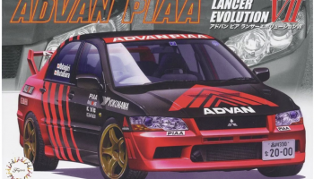 ADVAN PIAA Lancer Evolution VII 1/24 - Fujimi
