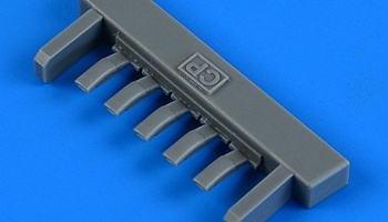 La-5 exhaust for CLEAR PROP kit 1/72 - Aires