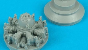 1/48 P-36A Hawk engine