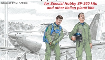 SLEVA 20% DISCOUNT - SF-260 Italian Pilots 1/72 – Special Hobby