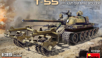 1/35 T-55 Czechoslovak Production with KMT-5M Mine Roller - Miniart